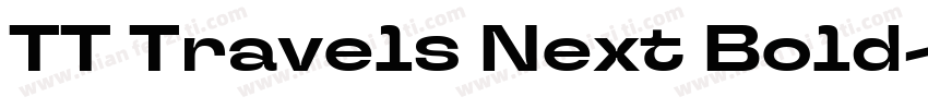 TT Travels Next Bold字体转换